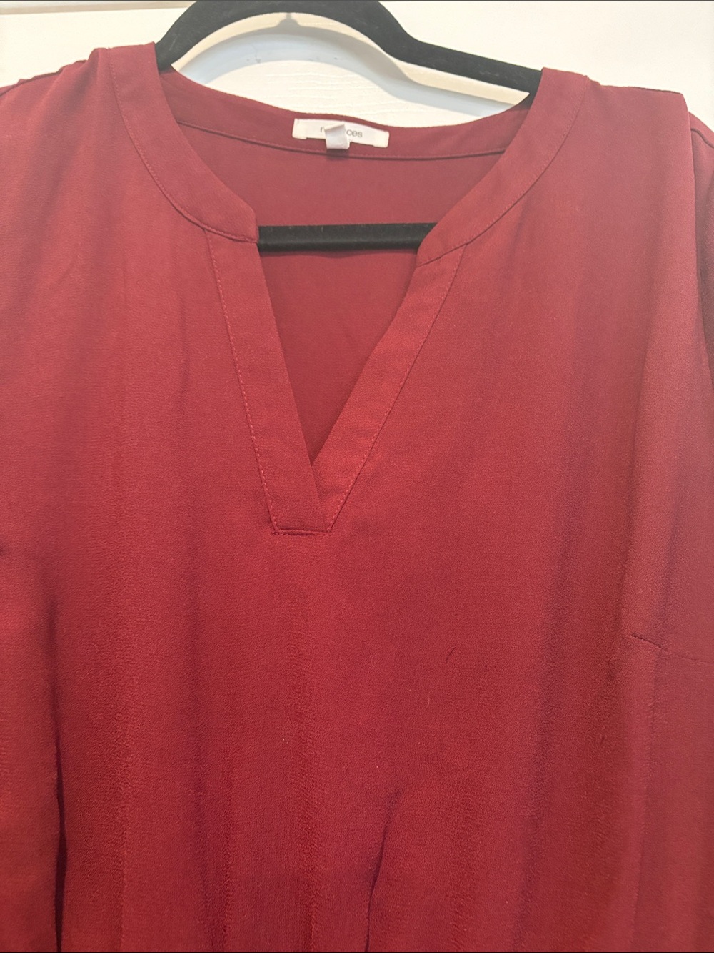 Maurices Wine Red Dress Large - Picture 5 of 8